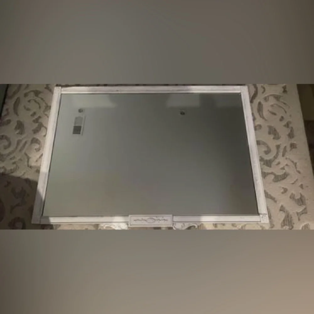 35 X 51 Large white mirror